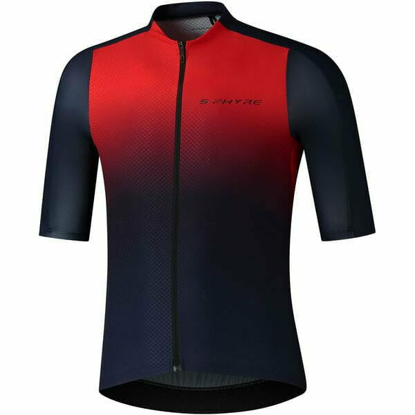 Shimano Clothing Men's S-Phyre Flash Jersey Red / Navy