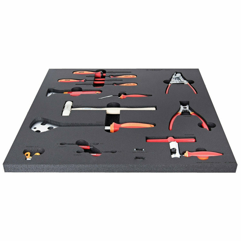 UNIOR Set Of Tools In Tray 3 For 2600B Red
