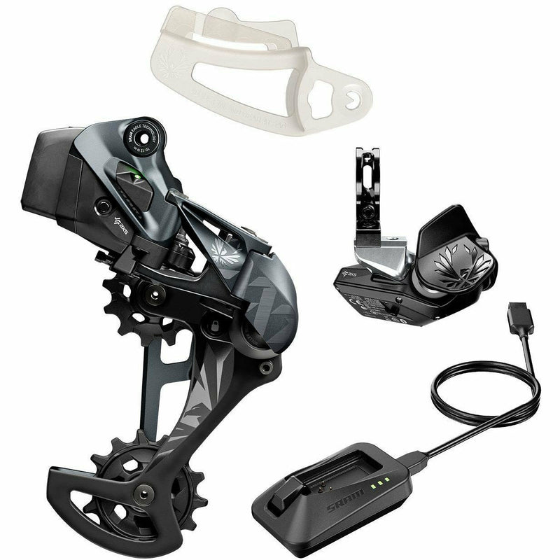 SRAM XX1 Eagle AXS Upgrade Kit Rear Der W / Battery And Battery Protector / Rocker Paddle Controller W / Clamp / Charger / Cord / Chain Gap Tool