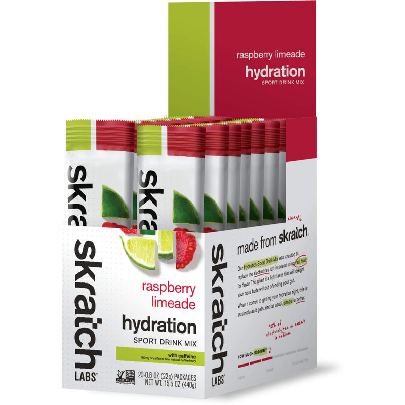 Skratch Labs Sport Hydration Mix Raspberry Limeade - Box Of 20 Servings