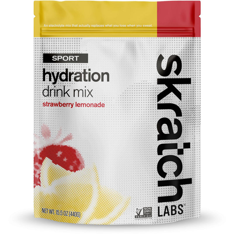 Skratch Labs Sport Hydration Mix Strawberry Lemonade - 1 Lbs Bag