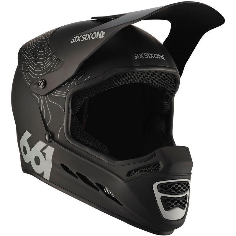 SixSixOne Reset Helmet Visor Contour Black
