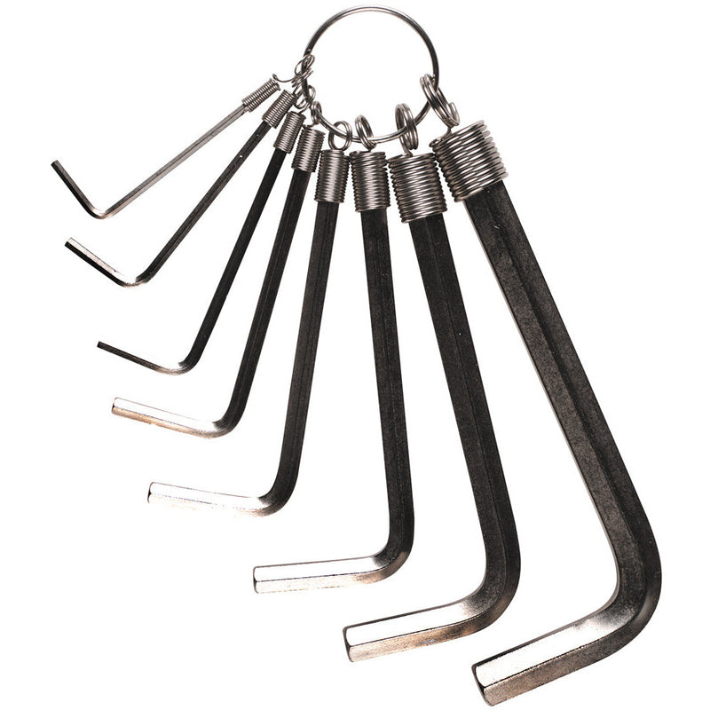 Cyclo Hexagonal Key Ring Wrench Set - 8 Piece