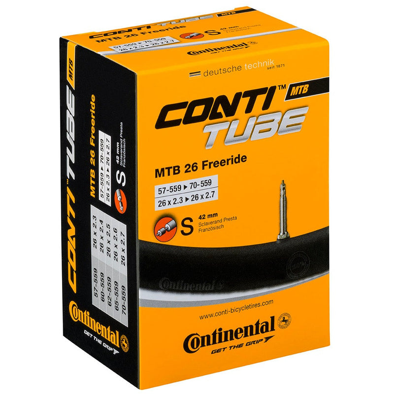 Continental Presta 42 MM Valve Freeride MTB Tube Black