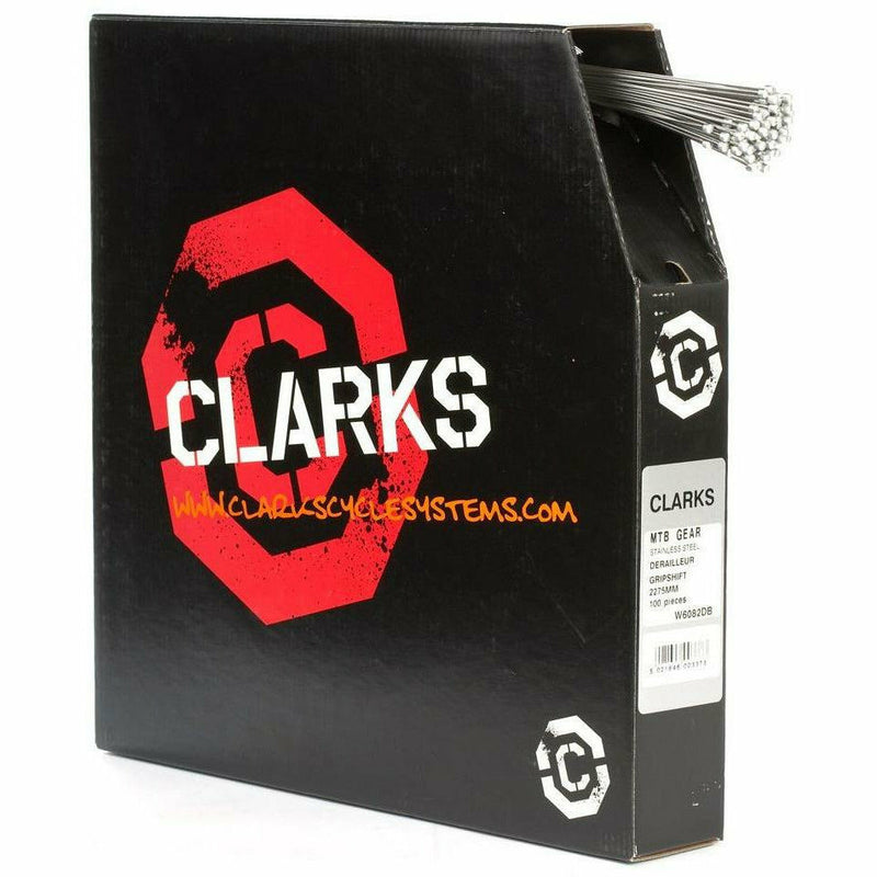Clarks Universal S / S Tube Nipple Inner Gear Wire W1.1 X L2275 MM - 100 Pieces
