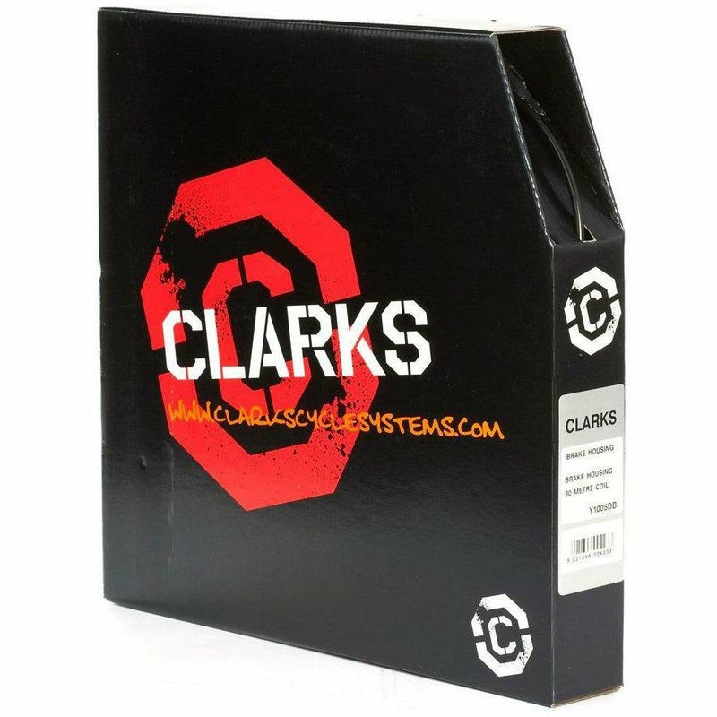 Clarks Black Universal Brake Outer Casing 2P Type Dispenser Box - 30M