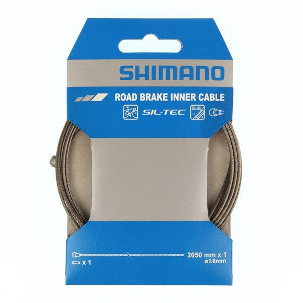 Shimano Dura-Ace Road Brake Sil-Tec Coated Stainless Steel Inner Wire Silver