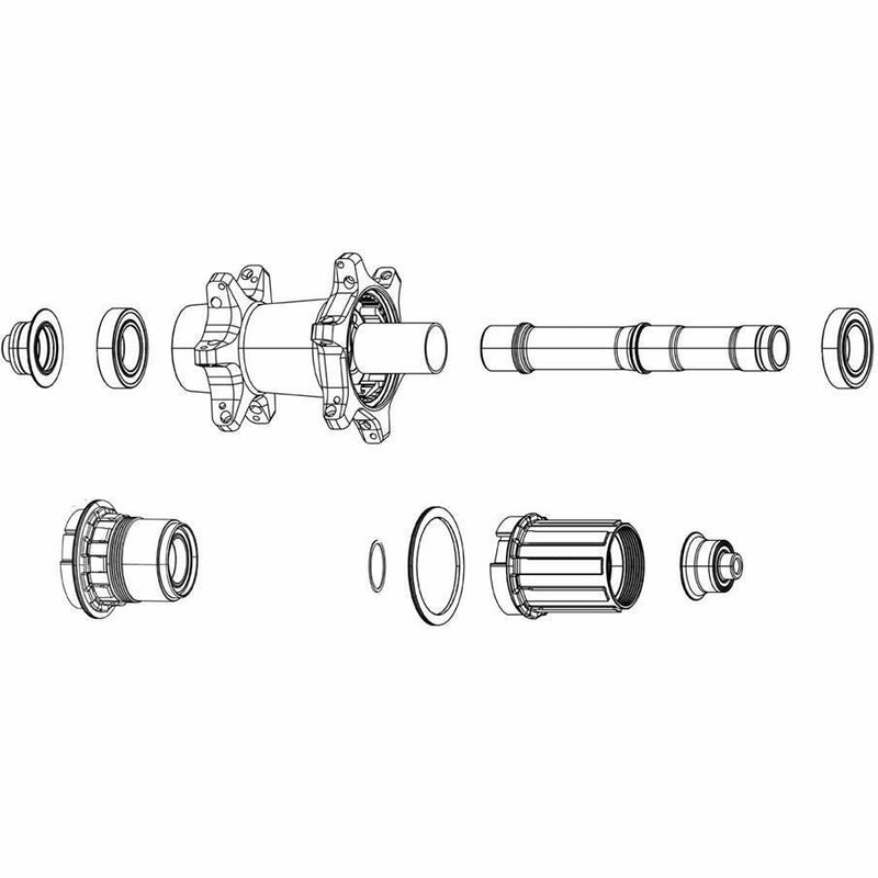 Zipp Wheel Bearing Kit Rear 30 / 60 6903 / 61903 - Qty 2