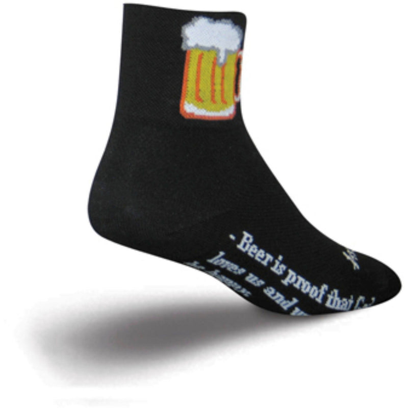 SockGuy Classic 3 Inch Bevy Socks Black