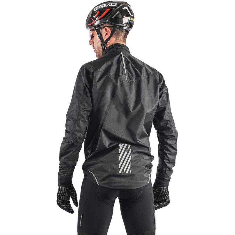 Ale Clothing Elements Klimatik Guscio Waterproof Jacket Black