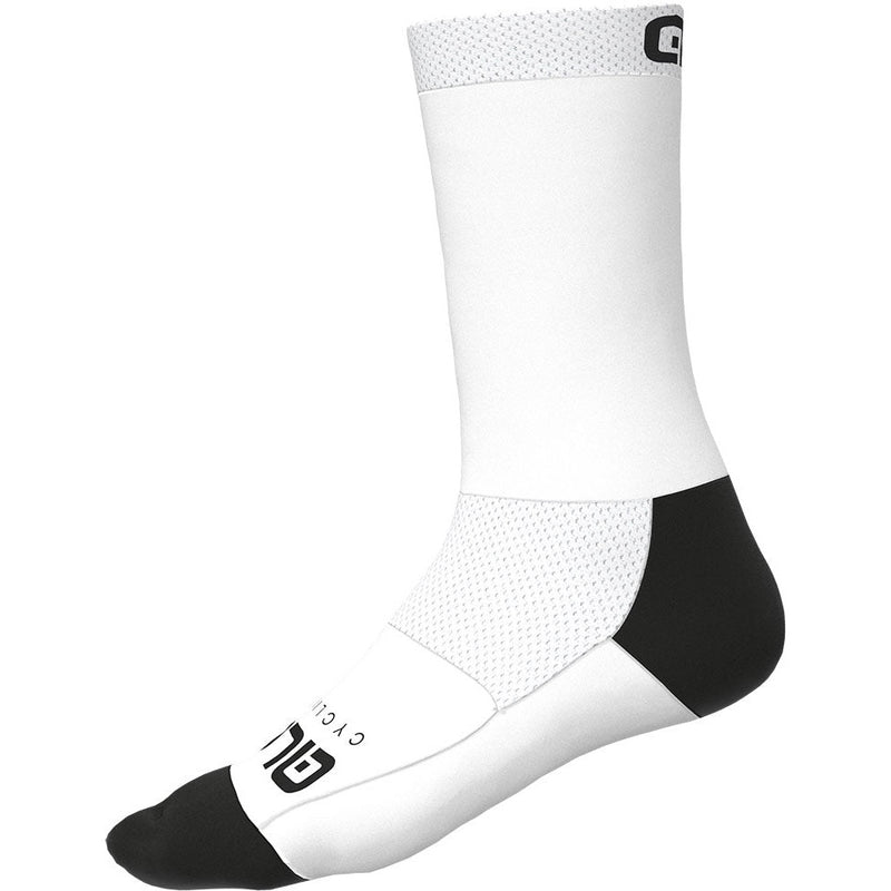 Ale Clothing Team Q-Skin 18 CM Socks White