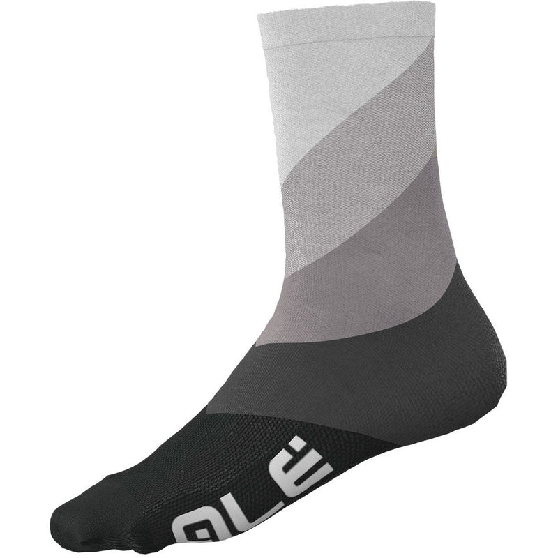 Ale Clothing Diagonal Digitopress Q-Skin 16 CM Socks Grey