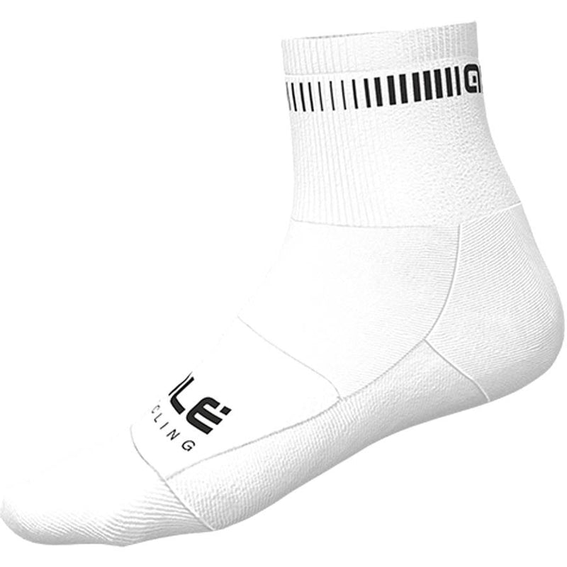 Ale Clothing Logo Q-Skin 12 CM Socks White / Black