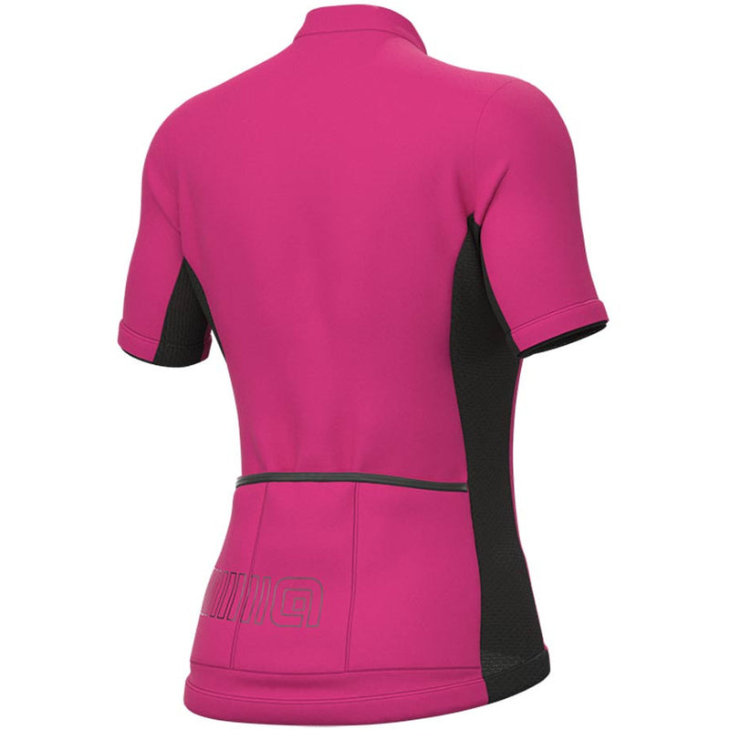 Ale Clothing Colour Block Pragma Short Sleeves Ladies Jersey Bright Pink