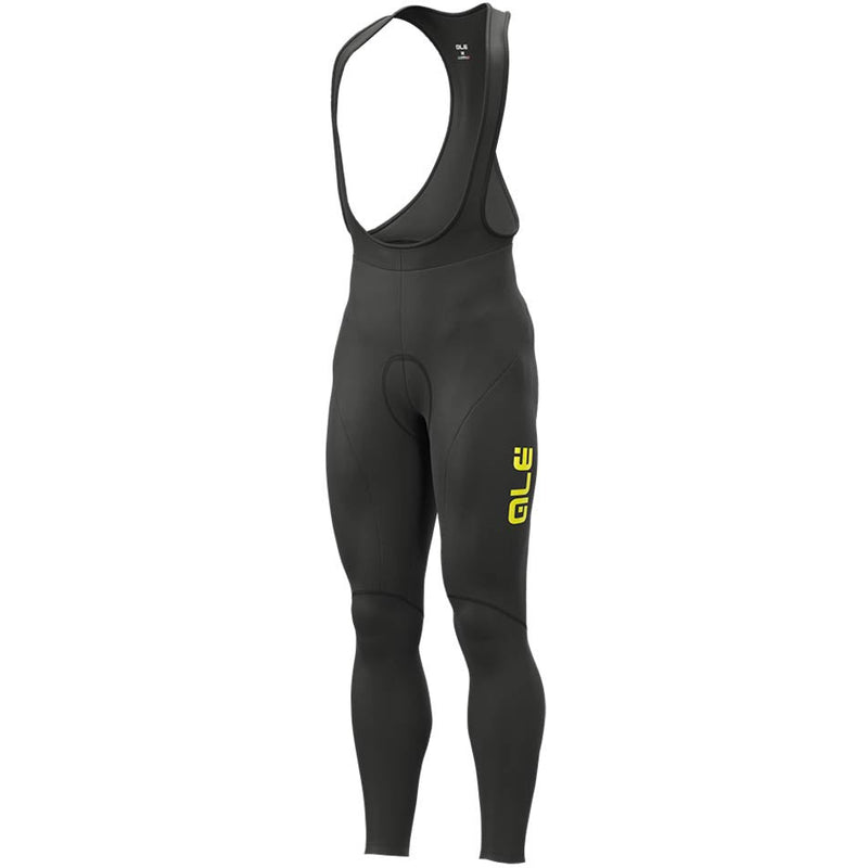 Ale Clothing Winter Solid Bibtights Black / Yellow