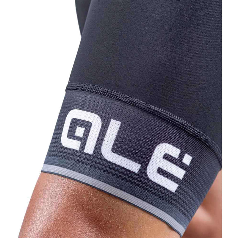 Ale Clothing Winter Blend Solid Bibshorts Black / White