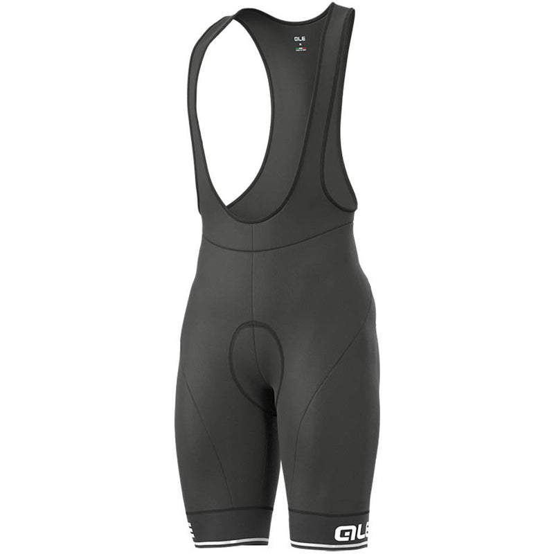 Ale Clothing Winter Blend Solid Bibshorts Black / White