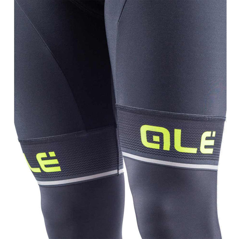 Ale Clothing Winter Blend Solid Bibshorts Black / Yellow