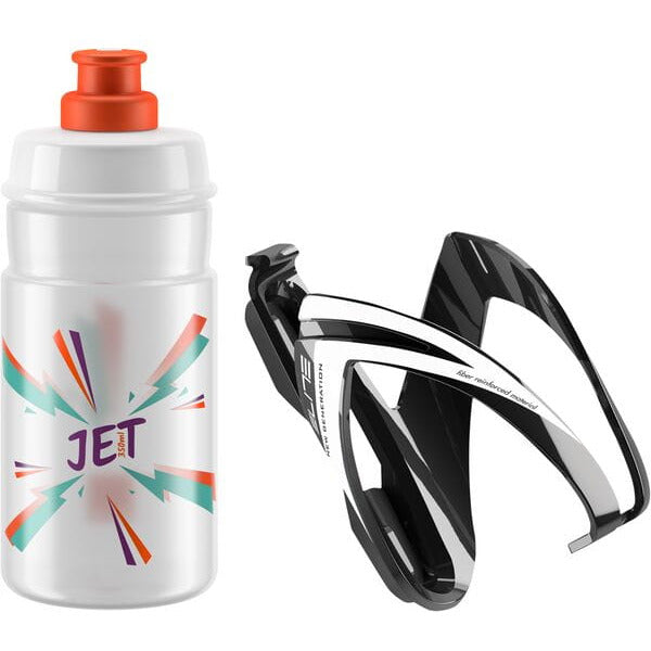 Elite Ceo Jet Youth Bottle Kit Includes Cage And Bottle Orange