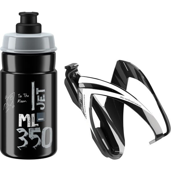 Elite Ceo Jet Youth Bottle Kit Includes Cage And Bottle Black
