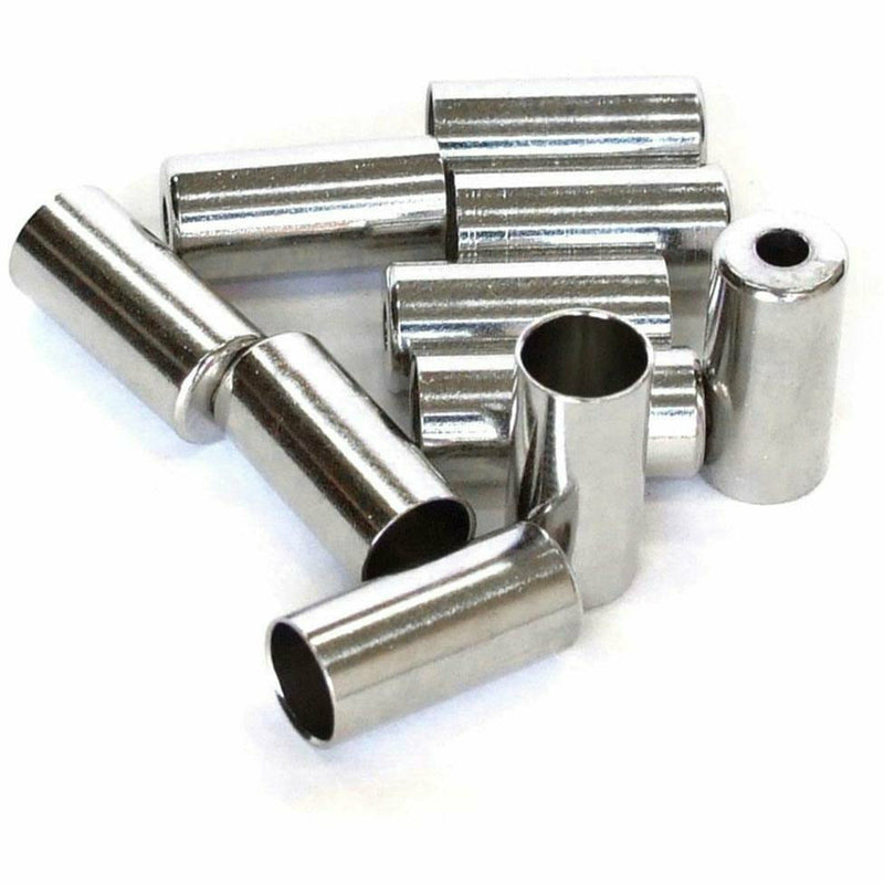 Campagnolo Gear Cable Ferrules - 10 Pieces Silver