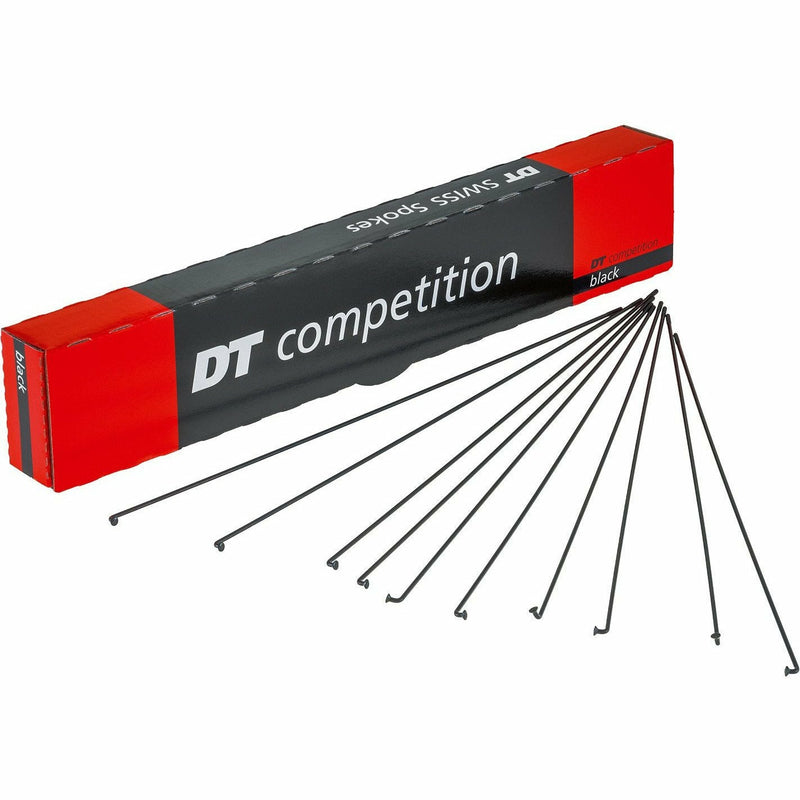 DT Swiss Competition Race 14 / 16 / 14 G = 2 / 1.6 MM Spokes Black - Box Of 100
