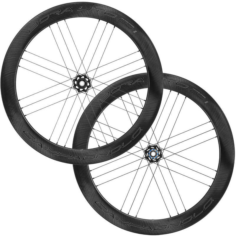 Campagnolo Bora WTO 60 DB 2-Way Shimano Disc Tubeless Clincher Wheels Black