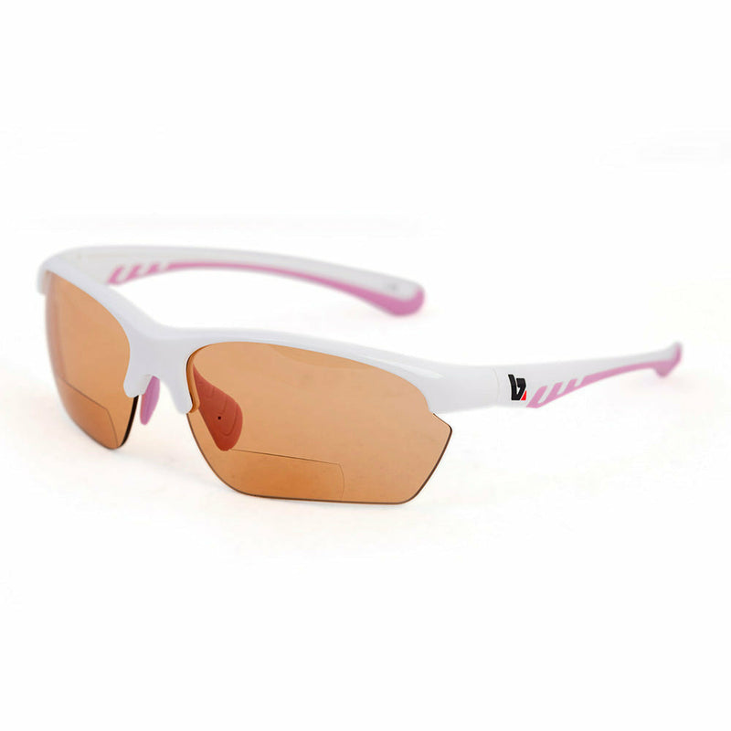 BZ Optics LJM HD Photochromic Bifocal Glasses White / Pink