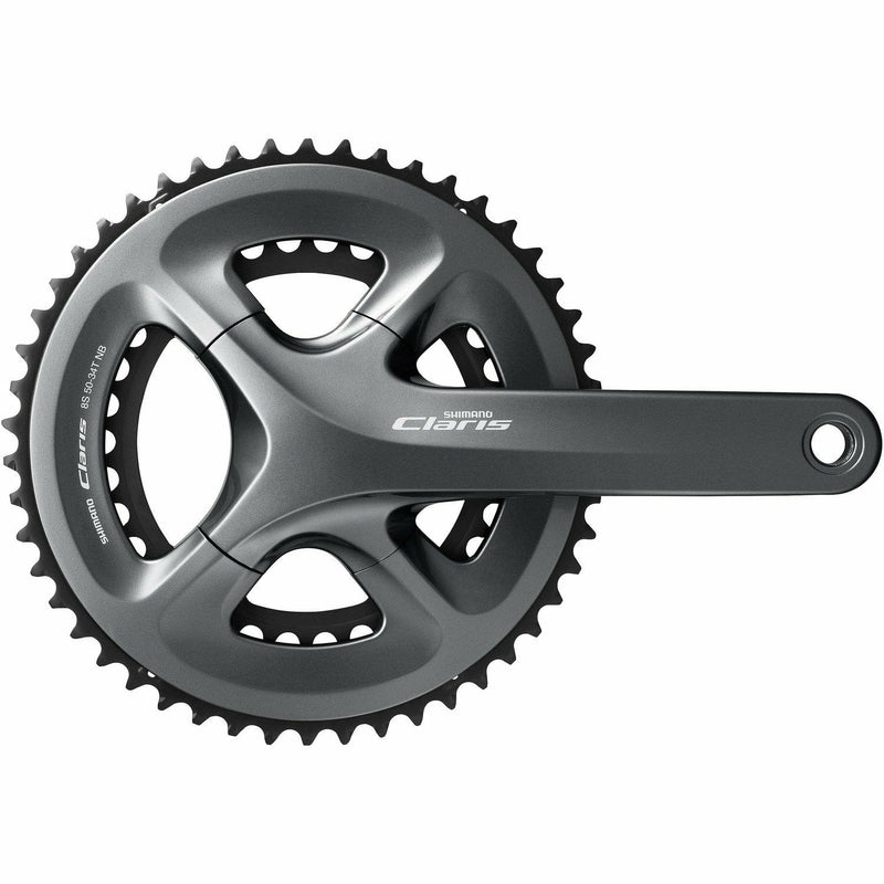 Shimano Claris FC-R2000 Compact Chainset 8-Speed Silver