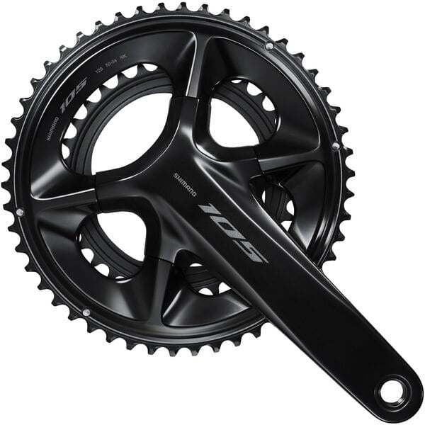 Shimano 105 FC-R7100 105 Double 12-Speed Chainset Hollowtech II Black