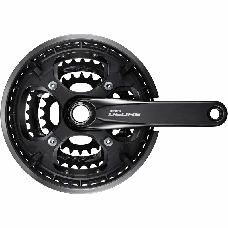Shimano Deore FC-T6010 10 Speed Chainset With Chainguard Black