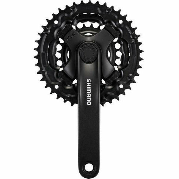 Shimano Tourney / TY FC-TY301 Chainset 42 / 34 / 24 6/7/8-Speed 150 MM Without Chainguard Black