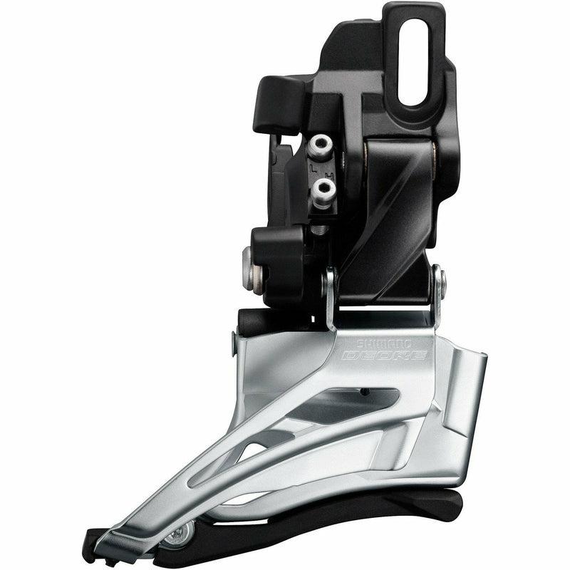 Shimano Deore M6025-D Direct Mount Down Swing Down Pull Double Front Derailleur Black