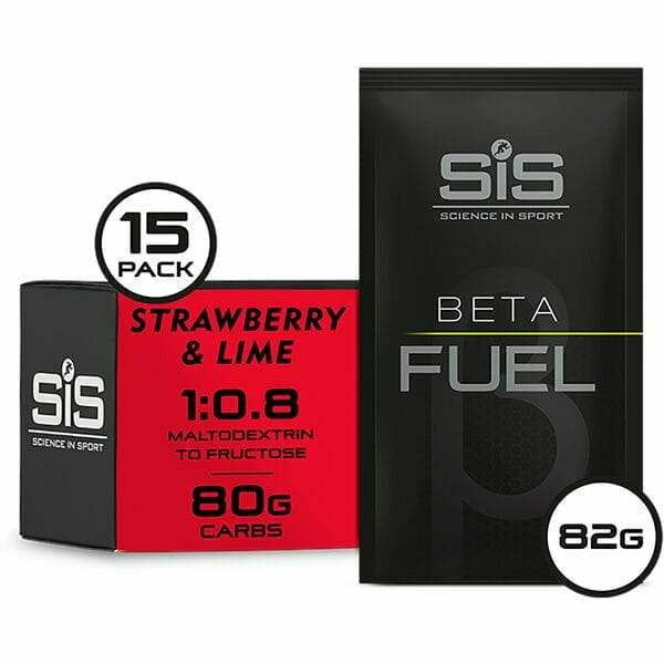 Science In Sport Beta Fuel Energy Drink Powder - Box Of 15 Sachets Strawberry And Lime