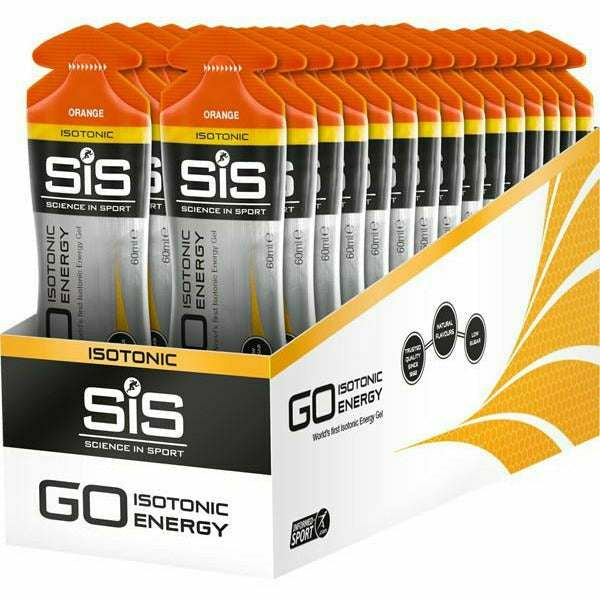 Science In Sport GO Isotonic Energy Gel Tube - Box Of 30 Orange