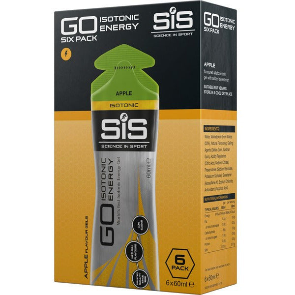 Science In Sport Isotonic Gel Multipack - Box Of 6 Apple