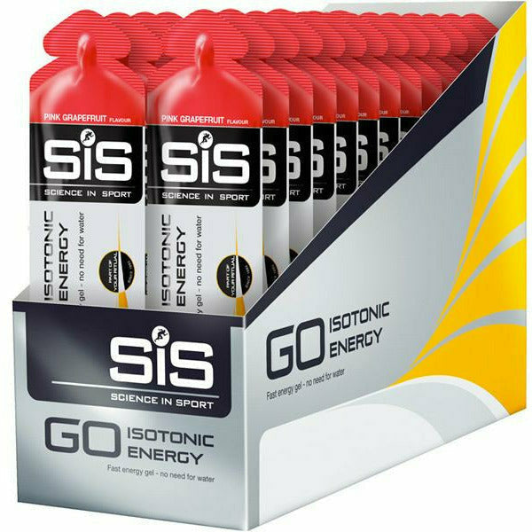 Science In Sport GO Isotonic Energy Gel Tube - Box Of 30 Pink Grapefruit