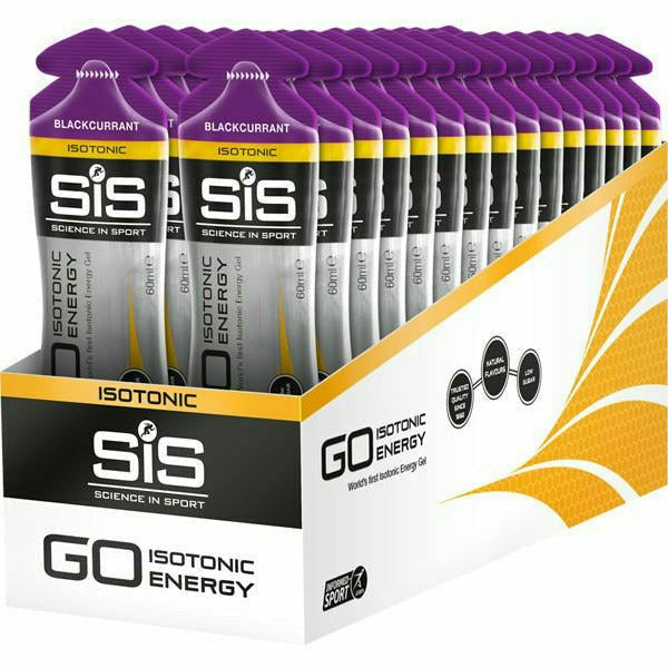 Science In Sport GO Isotonic Energy Gel Tube - Box Of 30 Blackcurrant