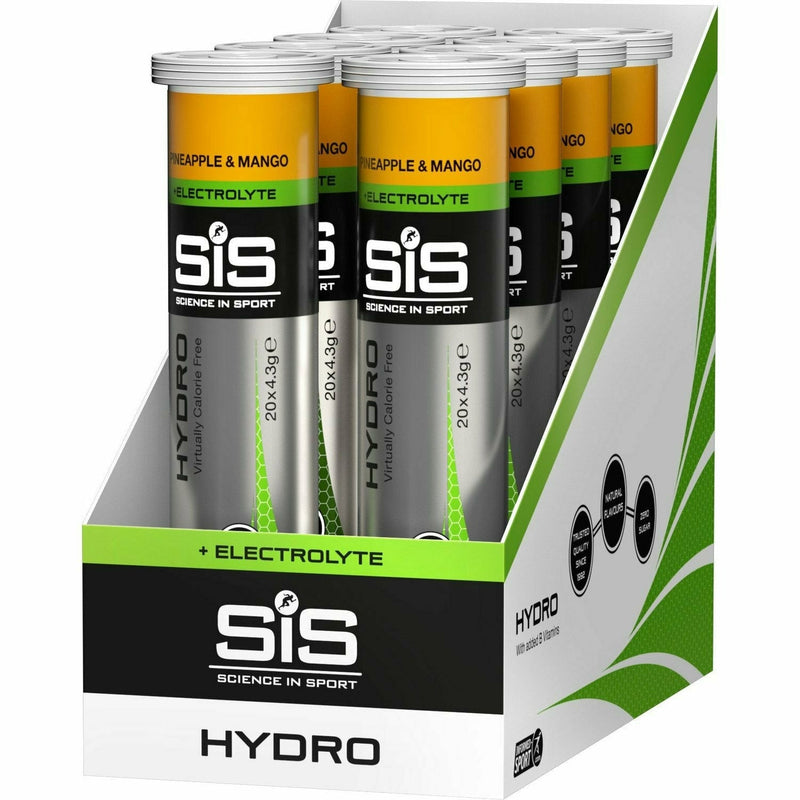 Science In Sport GO Hydro Tablet Tube - Pack Of 8 Pineapple / Mango