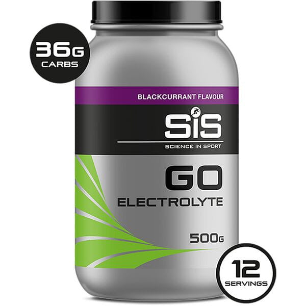 Science In Sport GO Electrolyte Drink Powder Tub Blackcurrant
