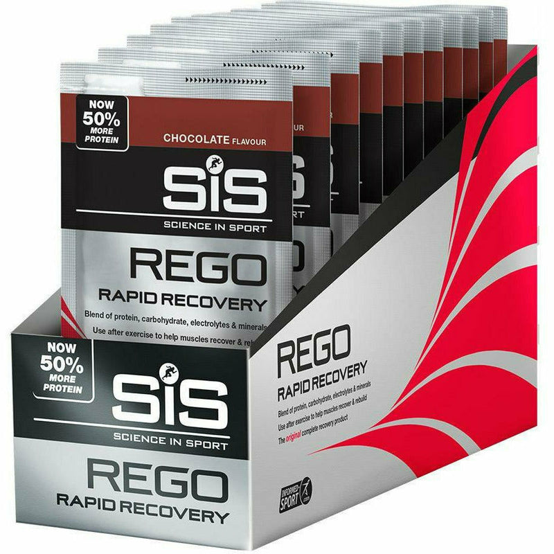 Science In Sport REGO Rapid Recovery Drink Powder Sachet - Box Of 18 Chocolate