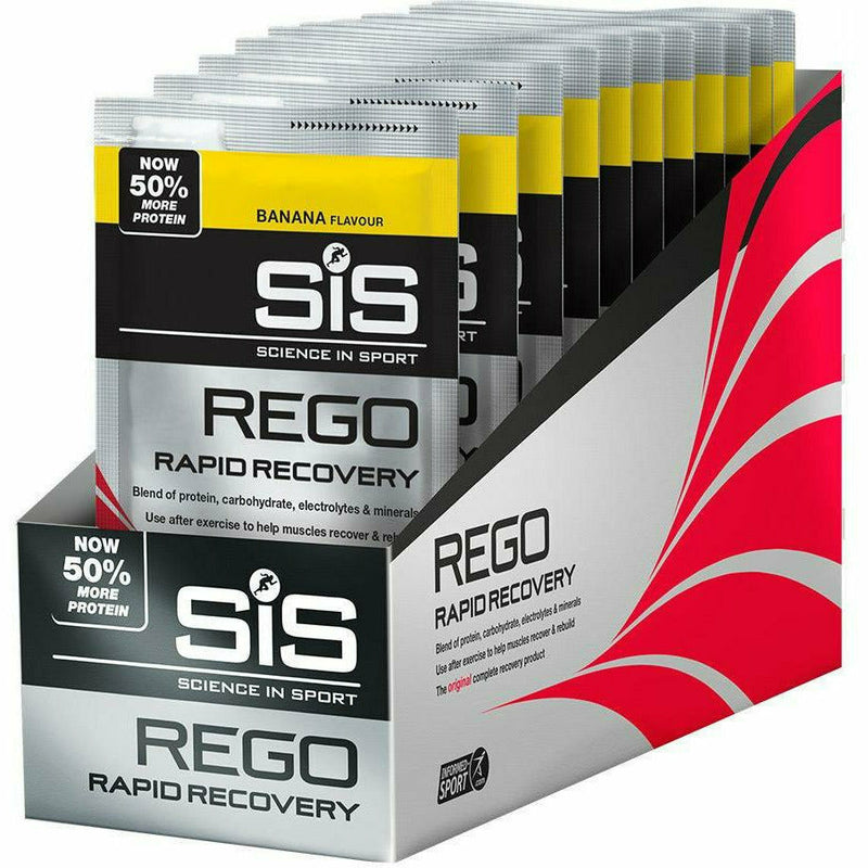 Science In Sport REGO Rapid Recovery Drink Powder Sachet - Box Of 18 Banana
