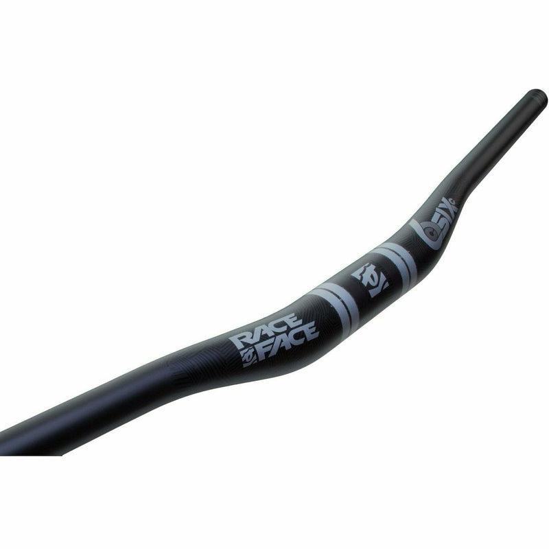 Race Face Sixc Carbon Handlebar With Logo Black / Silver