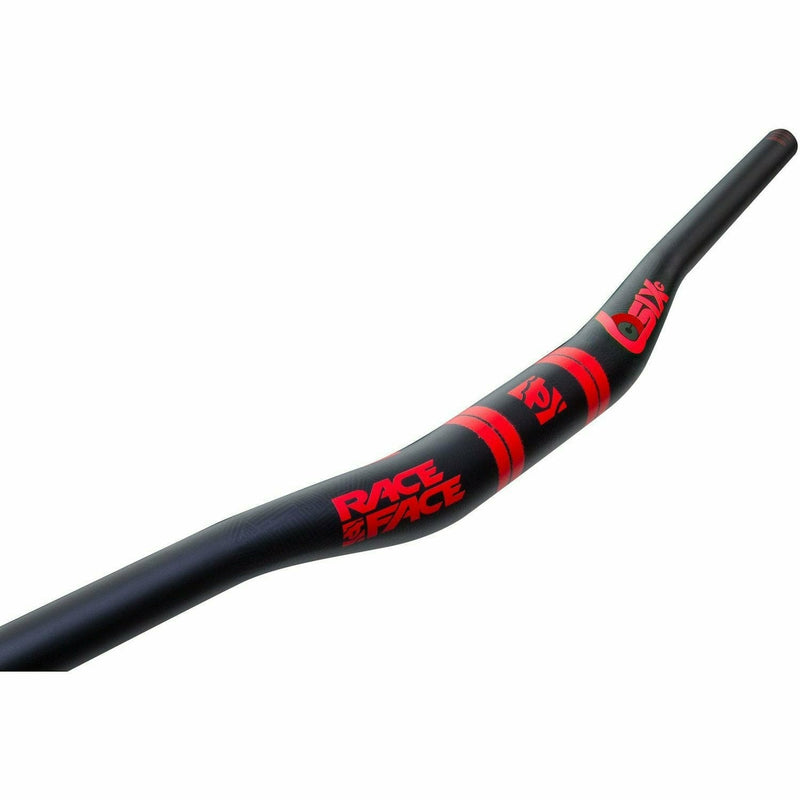 Race Face Sixc Carbon Handlebar With Logo Black / Red
