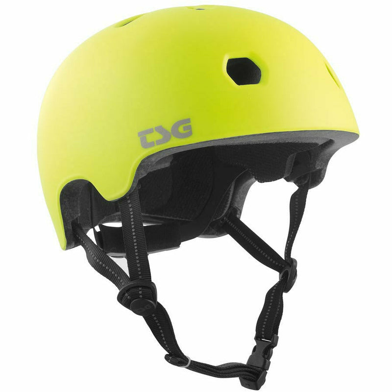 TSG Meta Solid Colour Helmets Acid Yellow / Black