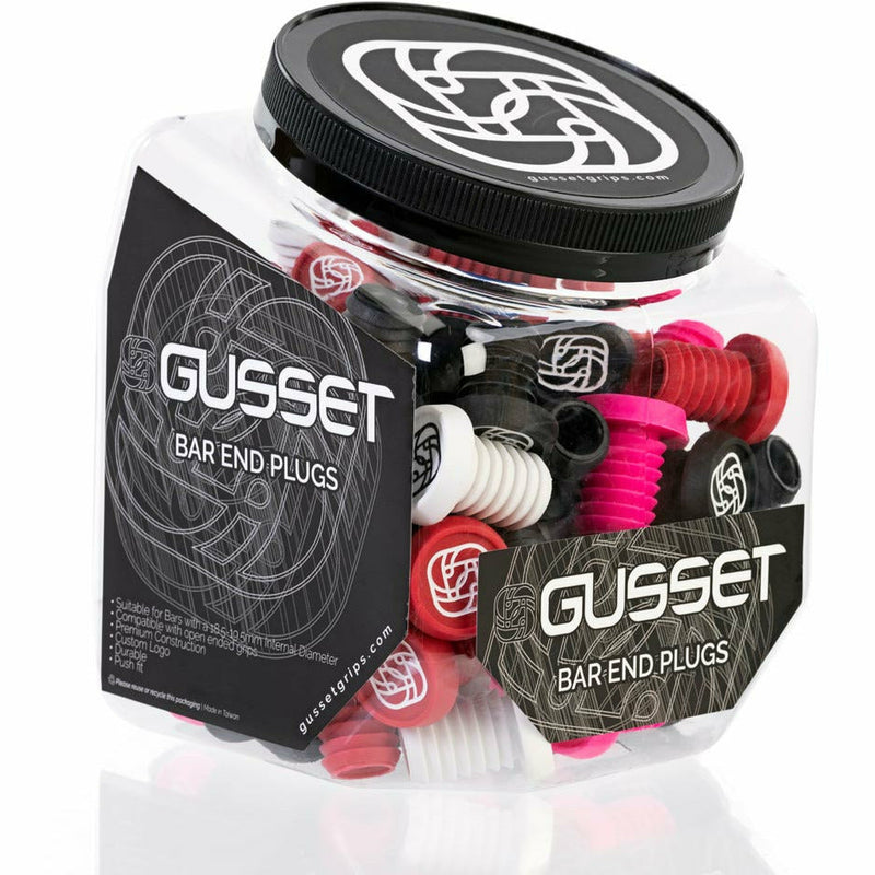 Gusset Grips BMX Push-In Plugs Assorted - Pack Of 40