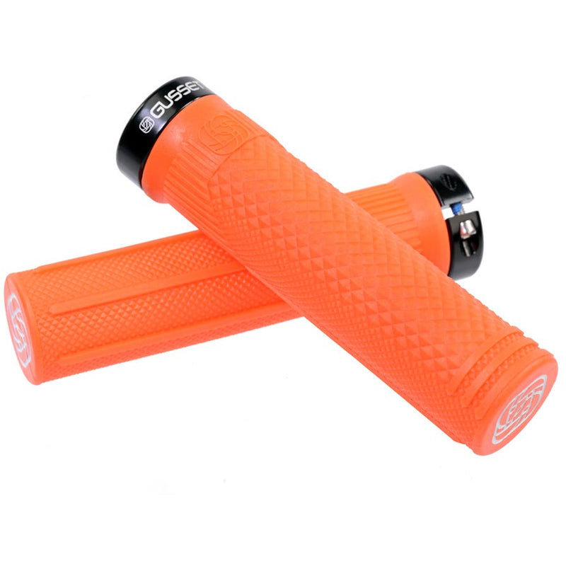 Gusset Grips S2 Lock-On Grip Fluro Orange