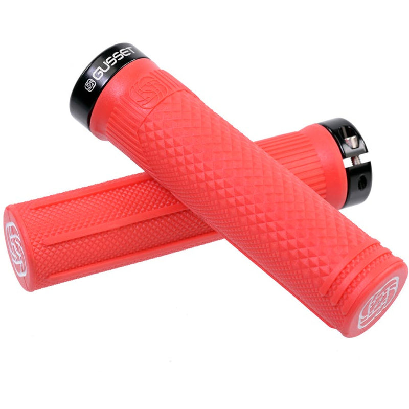 Gusset Grips S2 Lock-On Grips - Extra Soft Red