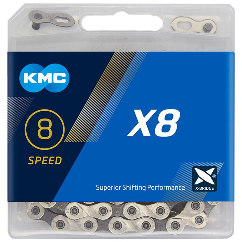KMC X8 Chain Silver / Grey