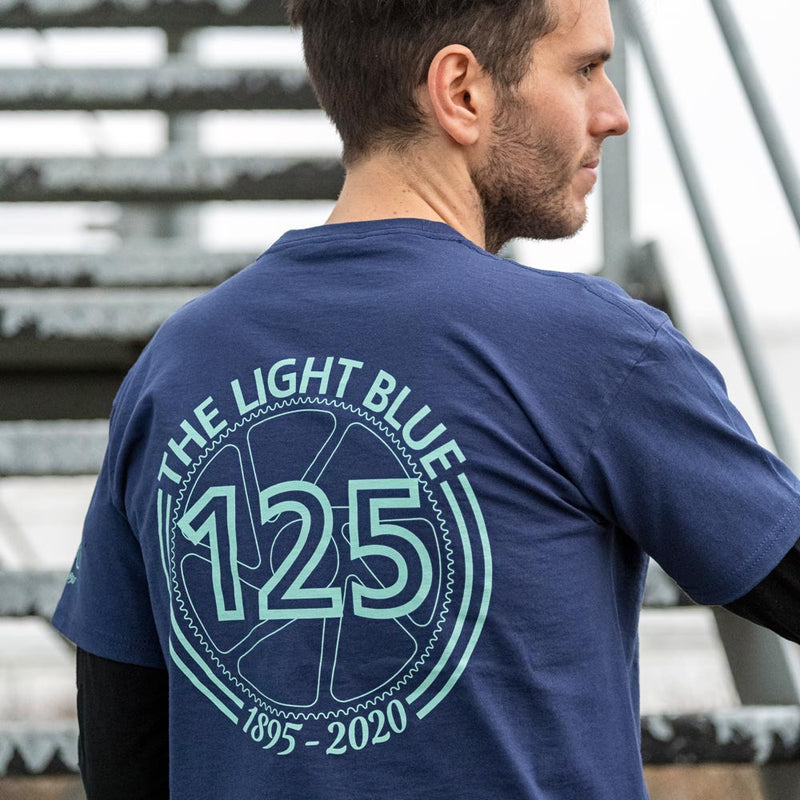 The Light Blue Sport 125th Anniversary T-Shirt Navy Blue